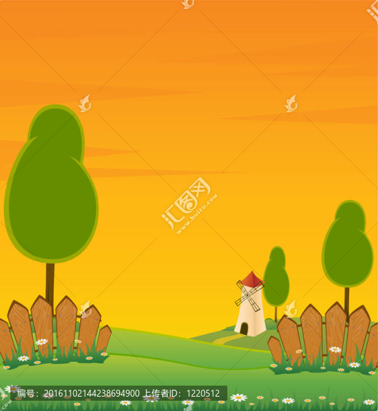 一個(gè)具有公路和米的鄉(xiāng)村景觀