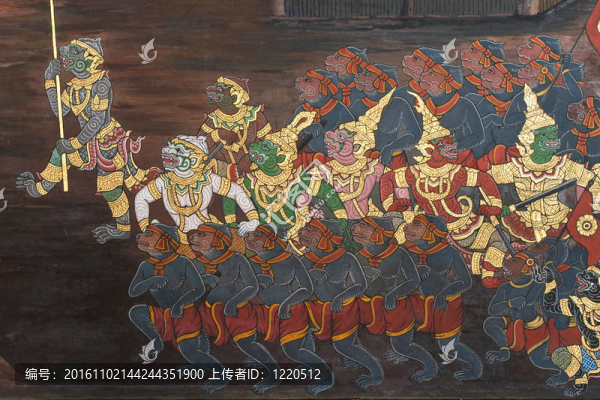公共藝術(shù)繪畫在玉佛寺