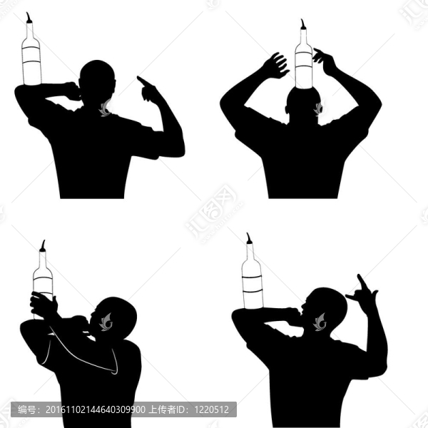 剪影的酒保