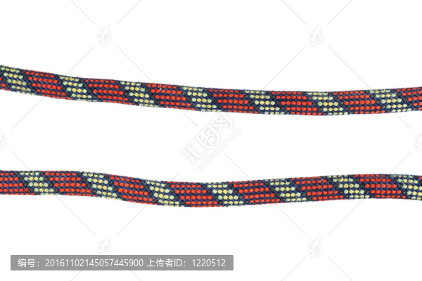 孤立的登山繩