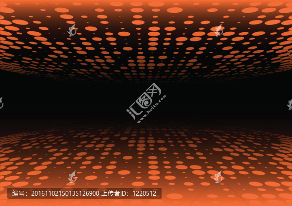 橙色向量兩隧道