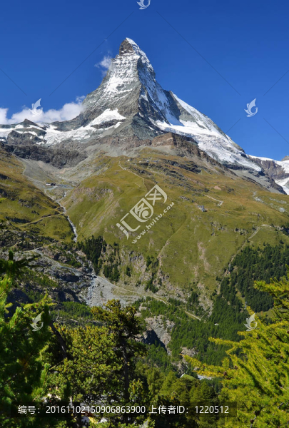 馬特（Monte切爾維諾）；瑞士阿爾卑斯山脈