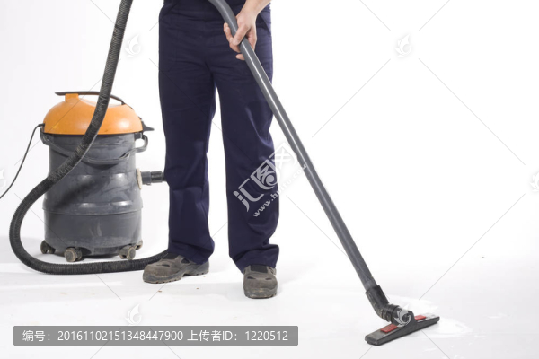 帶機(jī)的清潔地板