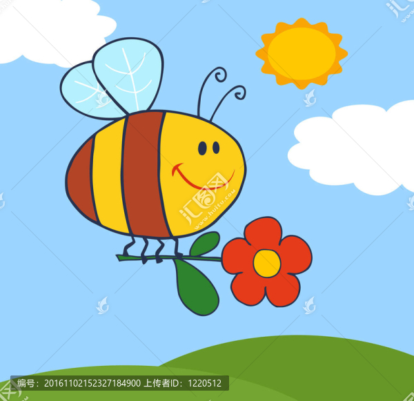 蜜蜂在空中飛舞的蜜蜂