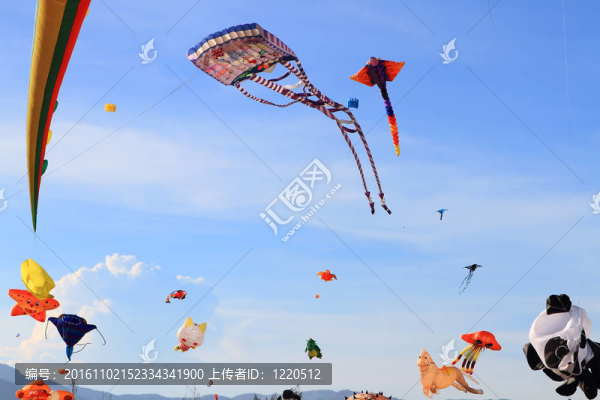 在第十二泰國(guó)國(guó)際五顏六色的風(fēng)箏