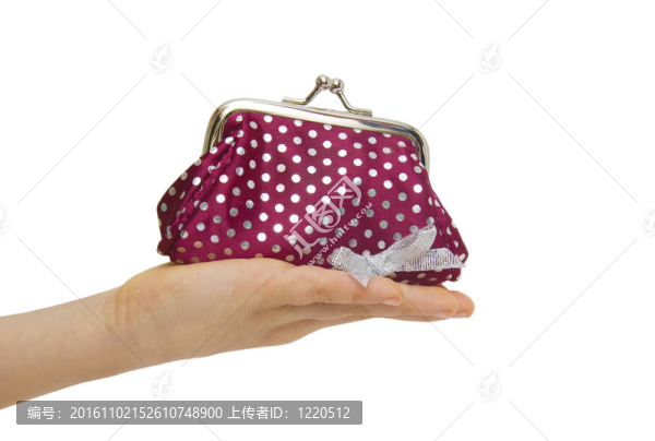 白色錢包上的變化