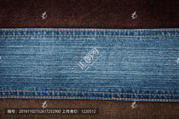 牛仔褲和燈芯絨的紋理