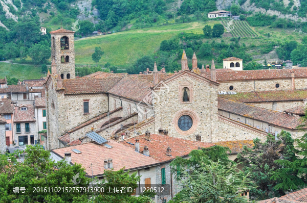 圣科洛姆巴諾修道院。博比奧。Emilia,Romagna。意大利.