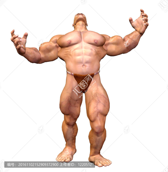 肌肉發(fā)達(dá)的男人