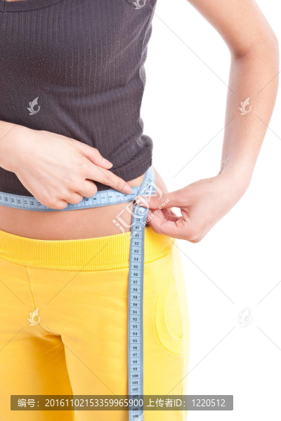 女孩測量尺寸