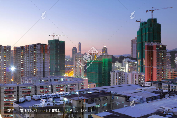 城市的黃昏