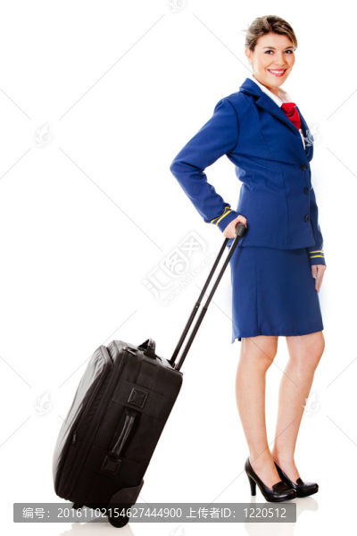帶包的空中小姐