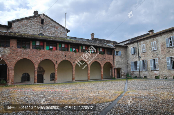 圣科洛姆巴諾修道院。博比奧。Emilia,Romagna。意大利.