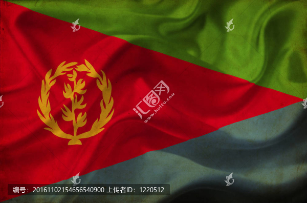 Eritrea飄揚(yáng)的旗幟