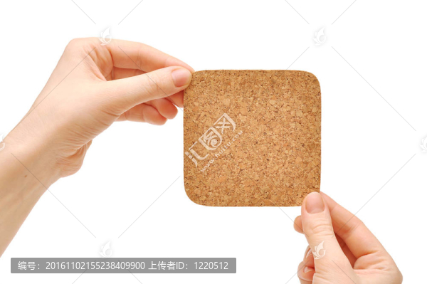 手上的軟木塞