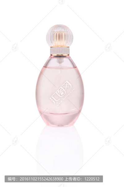 粉紅色的香水瓶