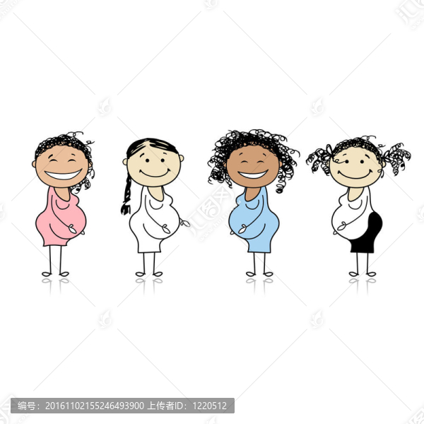孕婦幸福的孕婦