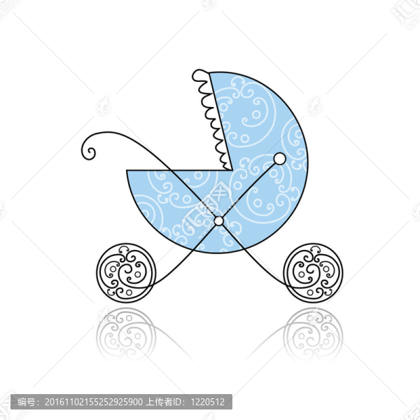 嬰兒車的藍(lán)色為您設(shè)計(jì)