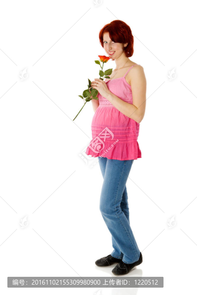 懷孕的女人