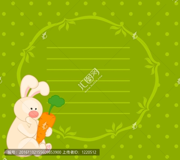 胡蘿卜小玩具兔子