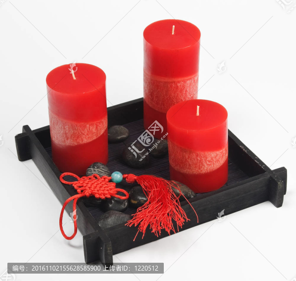 中國的風(fēng)水學(xué)集（護(hù)身符；紅蠟燭和石頭）