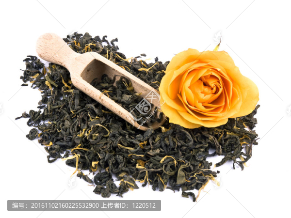 芳香綠茶；黃玫瑰木鏟