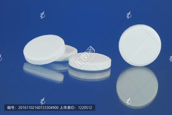 白色的藥片