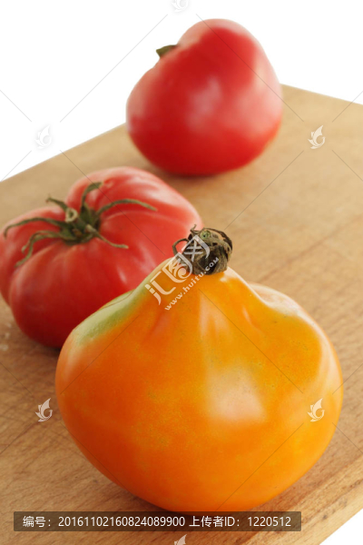 西紅柿上