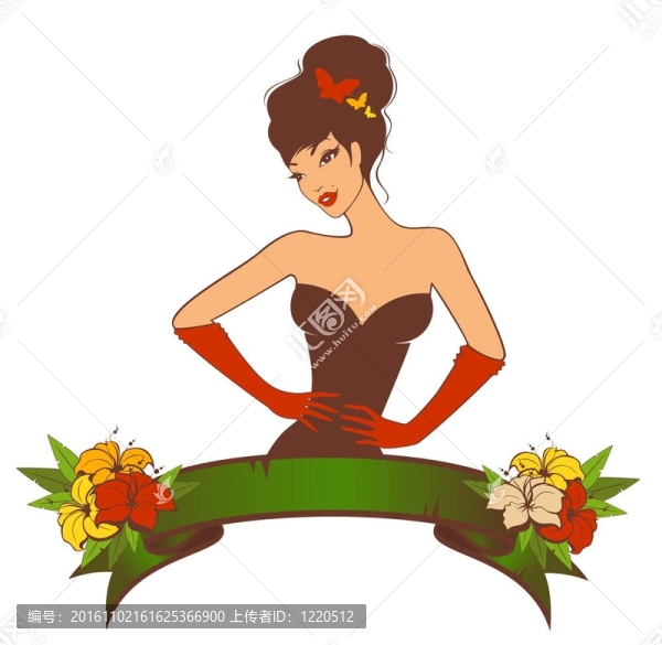 復(fù)古風(fēng)格的女孩