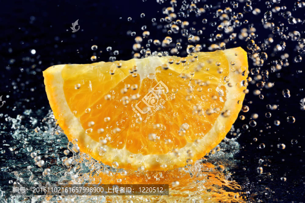 深藍色的水滴片