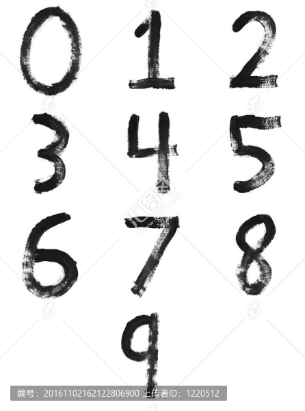 字母數(shù)字集；數(shù)字