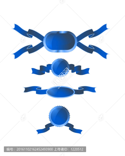標(biāo)簽的藍(lán)色形式