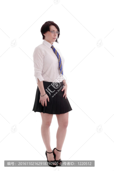 化妝的女生