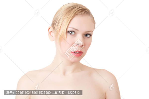 年輕漂亮女人的肖像