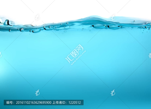 有氣泡的新鮮水
