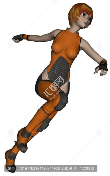 日本3D渲染漫畫(huà)女孩