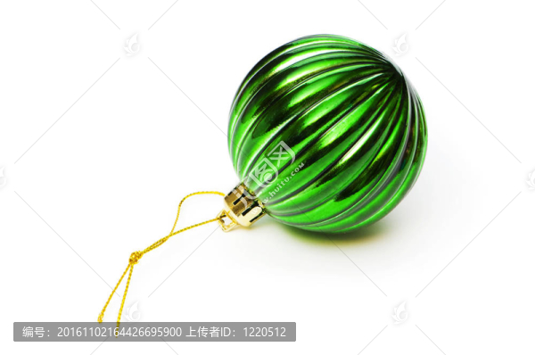 白色背景下的圣誕裝飾