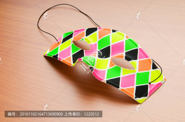 豐富多彩的狂歡節(jié)面具作為慶祝的概念