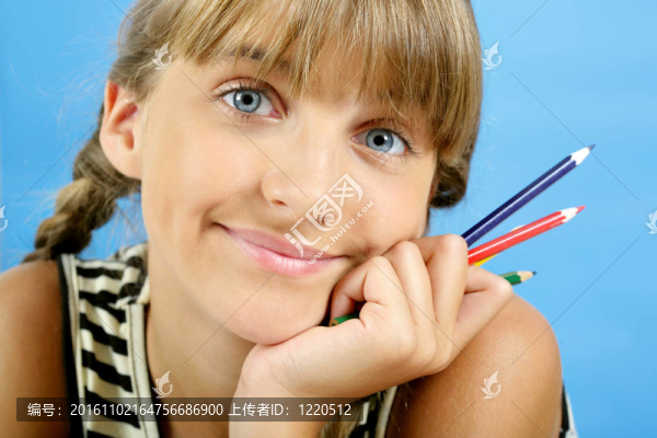 畫像的女生