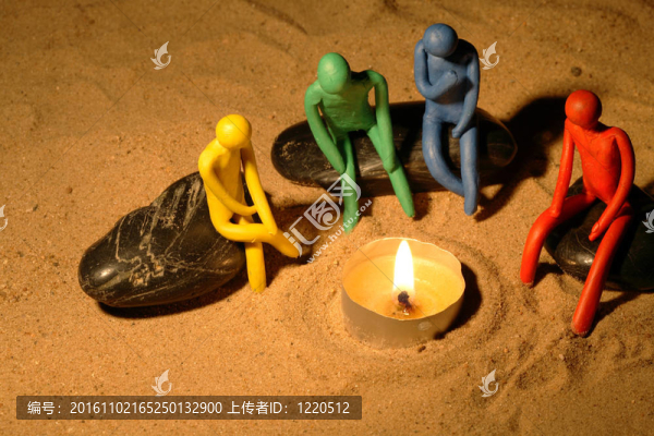 在消防人橡皮泥
