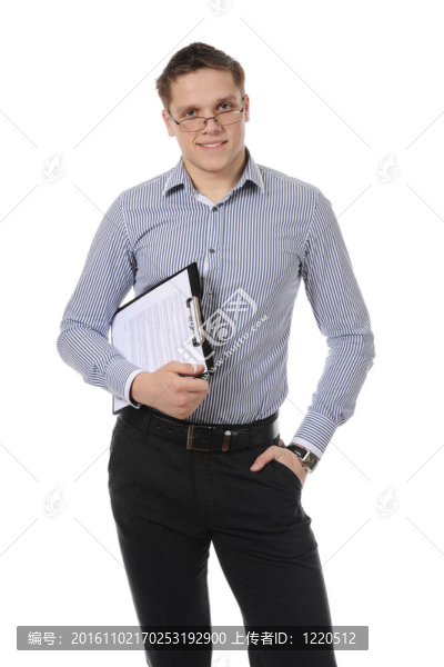 業(yè)務(wù)人持有剪貼板