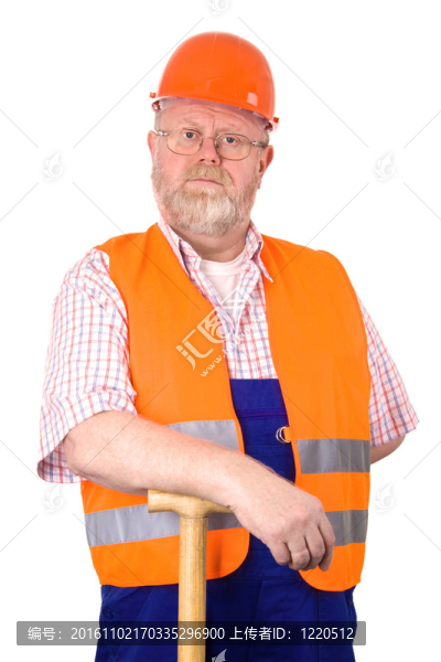 帶安全帽的建筑工人