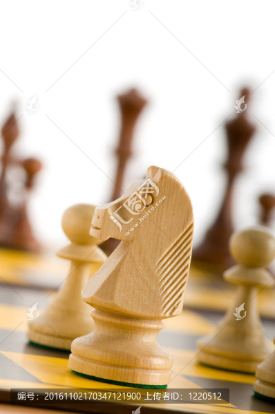 棋盤上的棋子