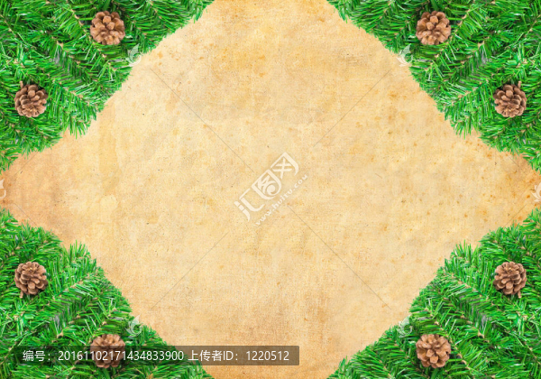 圣誕綠框隔離