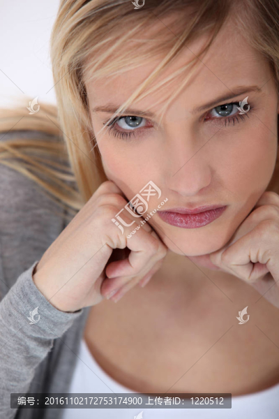 憤怒的女人的肖像