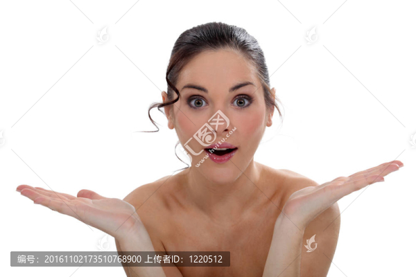 驚訝的女人