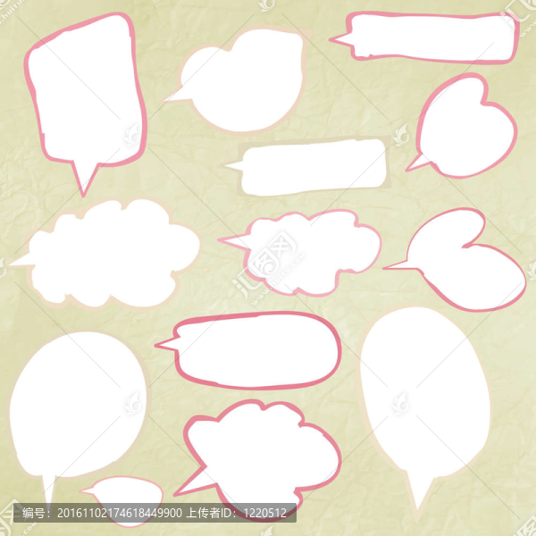 手繪涂鴉標(biāo)語(yǔ)。EPS,8