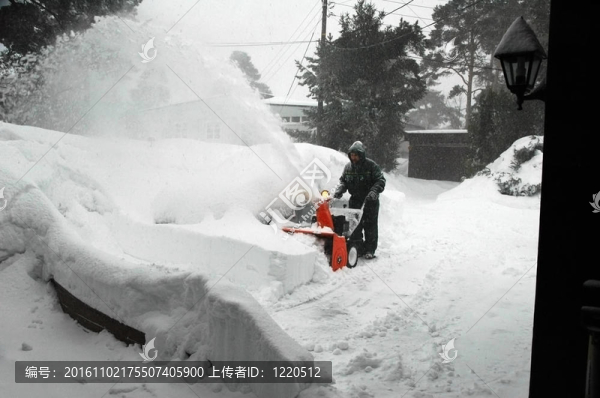 snowblowing