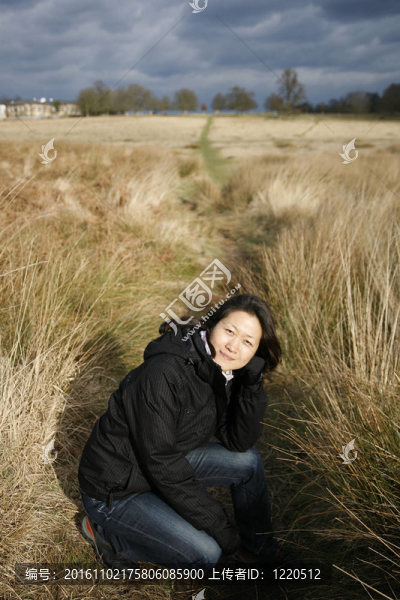 亞洲女人的肖像畫