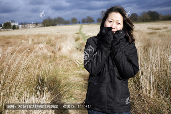 亞洲女人的肖像畫(huà)